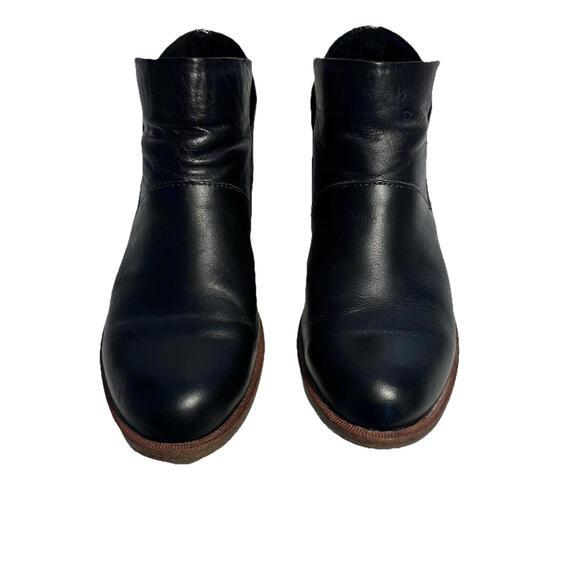 Kork Ease Ryder Black Leather Ankle Boot Bootie 7.5 - Picture 2 of 9